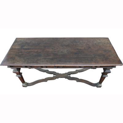 Italian Baroque Walnut Centre Table