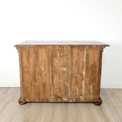 Italian Baroque Walnut Chest or Commode 18th century with Restoration