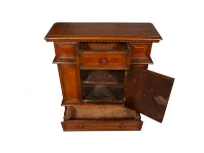 Italian Baroque Walnut Credenza