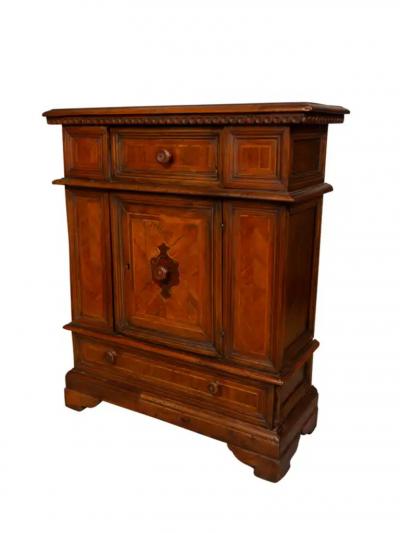 Italian Baroque Walnut Credenza