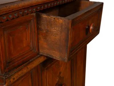 Italian Baroque Walnut Credenza