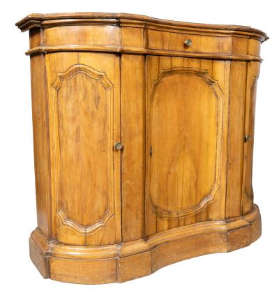 Italian Baroque Walnut Credenza