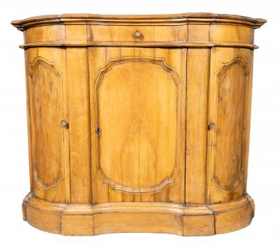 Italian Baroque Walnut Credenza