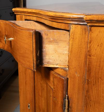Italian Baroque Walnut Side Cabinet