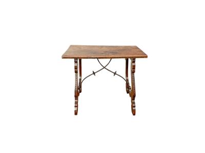 Italian Baroque Walnut Side Table