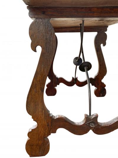 Italian Baroque Walnut Side Table