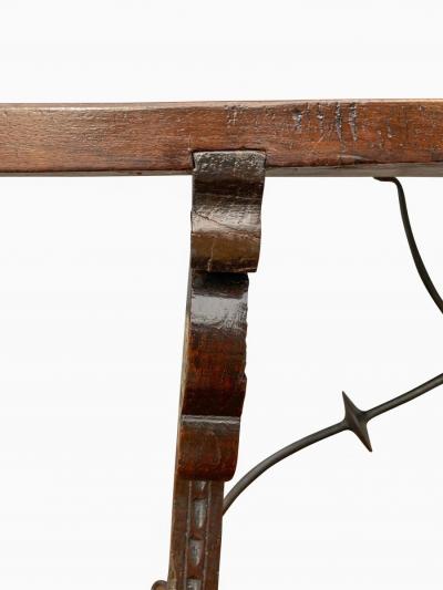 Italian Baroque Walnut Side Table