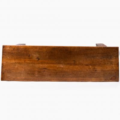 Italian Baroque Walnut Trestle Table