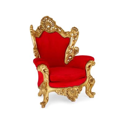 Italian Baroque style three piece upholstery and giltwood seating suite