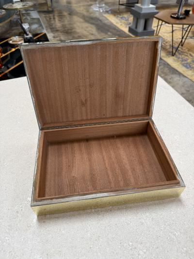 Italian Brass Box with Sculptural Snake Motif Mid Century