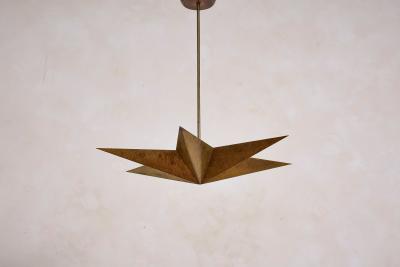 Italian Brass Star Pendant