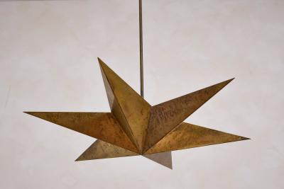 Italian Brass Star Pendant