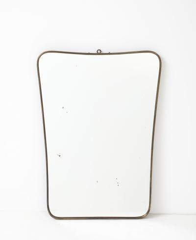 Italian Brass Wall Mirror