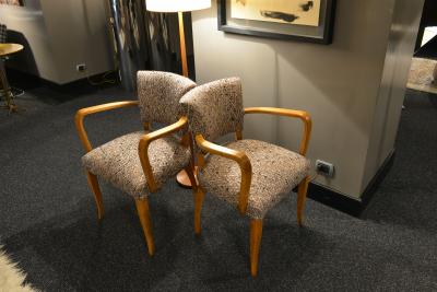Italian Bridge Chairs 1950s Set of 2
