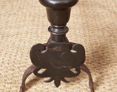 Italian Bronze Andirons c 1680