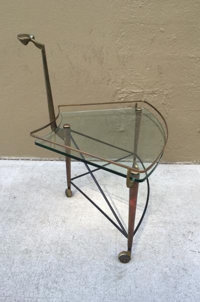 Italian Bronze Bar Cart