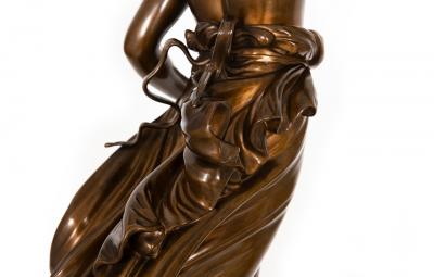 Italian Bronze Sculpture of Hebe after Antonio Canova by Boschetti