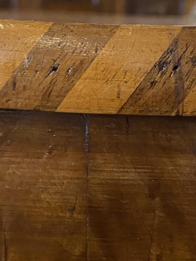 Italian Burl walnut Inlaid Center table circa 1830