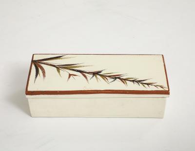 Italian Ceramic Fern Box