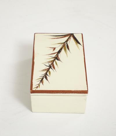 Italian Ceramic Fern Box