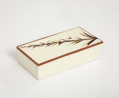 Italian Ceramic Fern Box