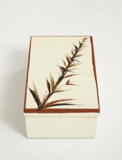Italian Ceramic Fern Box