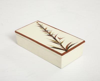 Italian Ceramic Fern Box