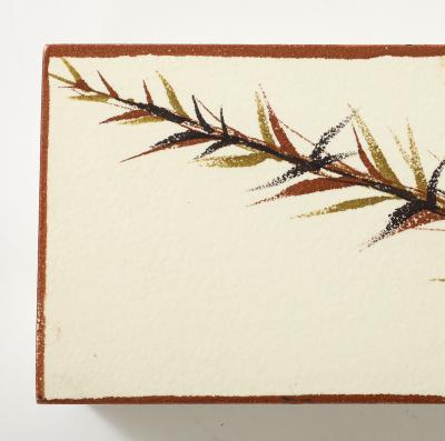 Italian Ceramic Fern Box