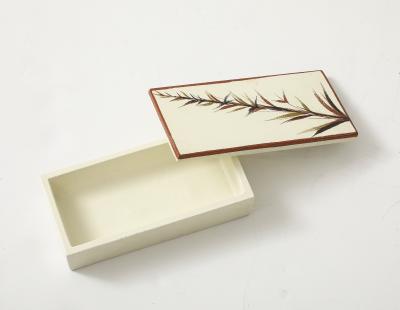 Italian Ceramic Fern Box
