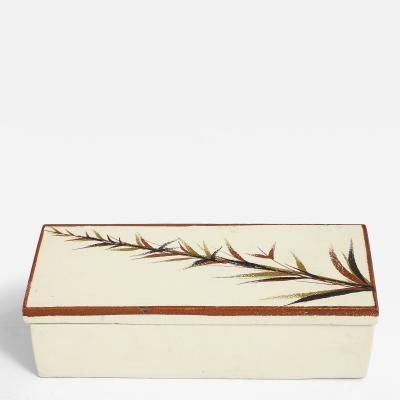Italian Ceramic Fern Box
