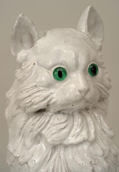 Italian Ceramic Seated Cat