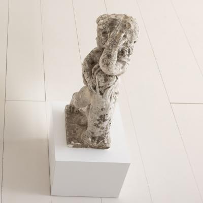 Italian Concrete Garden Cherub Statue