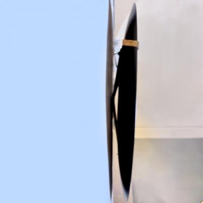 Italian Contemporary Large Concave and Curved Blu Mirror