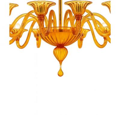 Italian Contemporary Modern Elegant Rigadin Murano Glass Chandelier