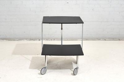 Italian Convertible Bar Cart Coffee Table Raul Barbieri for Ycami 1990