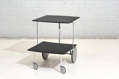 Italian Convertible Bar Cart Coffee Table Raul Barbieri for Ycami 1990