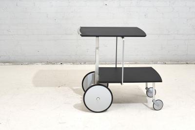 Italian Convertible Bar Cart Coffee Table Raul Barbieri for Ycami 1990