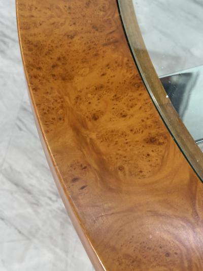 Italian Dada Vintage Ormolu Glass and Steel Table 1950