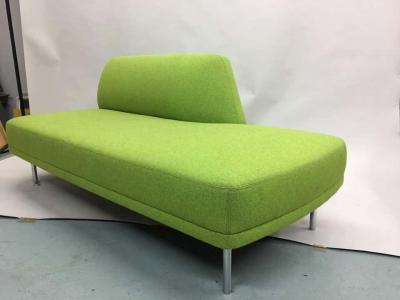 Italian Design Mid Century Modern Style Moss Green Sofa Love Seat and Bench