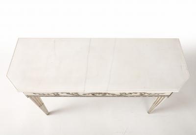 Italian Directoire Carved and Painted Console Table circa 1810