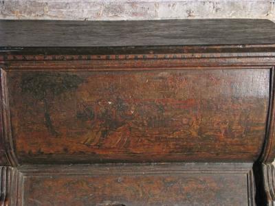 Italian Early 17th century Painted Renaissance Cassone