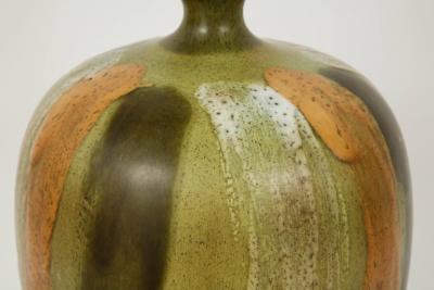 Italian Earthtone Glazed Ceramic Lamps