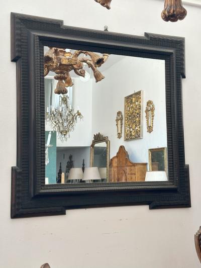 Italian Ebonized Mirror Circa 1880
