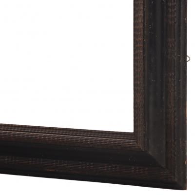 Italian Ebonized Wood Mirror in the Dutch Style C 1940