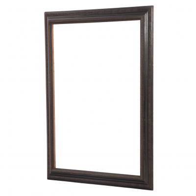 Italian Ebonized Wood Mirror in the Dutch Style C 1940