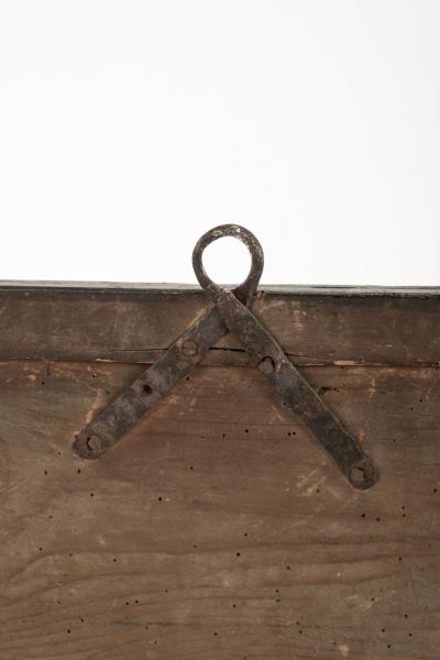 Italian Ebonized and Giltwood Mirror