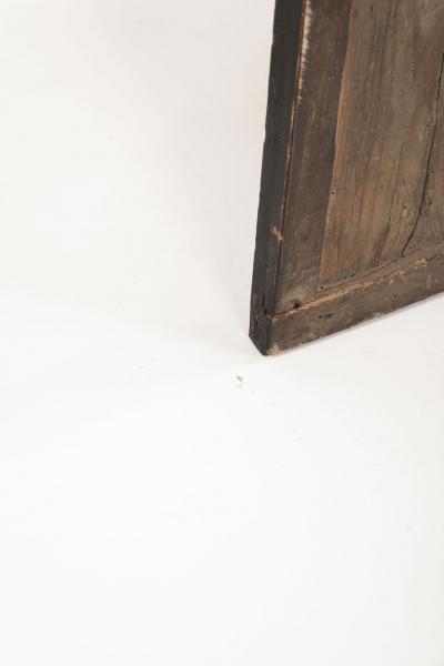 Italian Ebonized and Giltwood Mirror