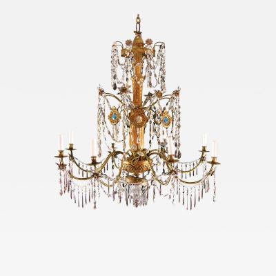 Italian Eight Light Chandelier