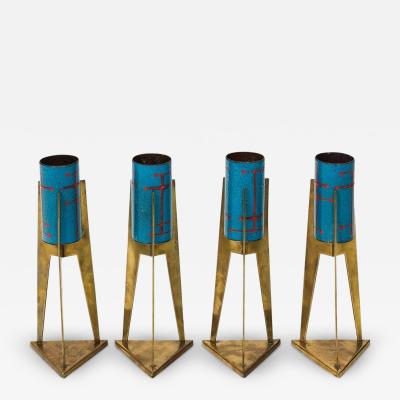 Italian Enamel Votives
