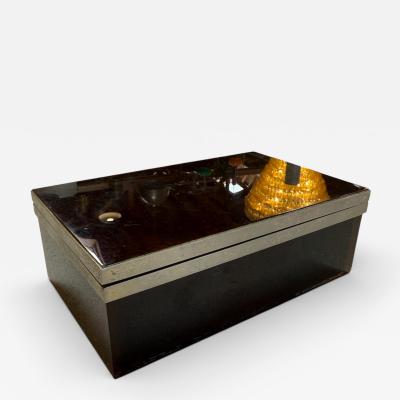 Italian Faux Tortoiseshell and Brass Box 1970s